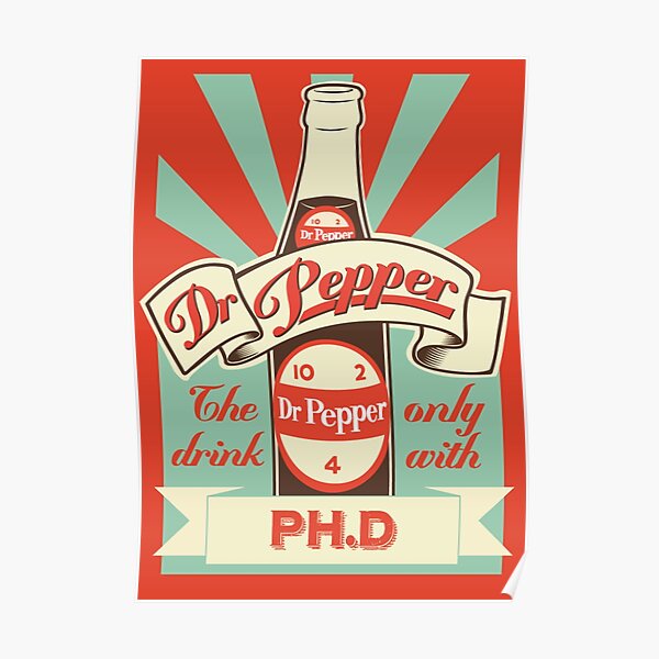Dr. Pepper Vintage Poster