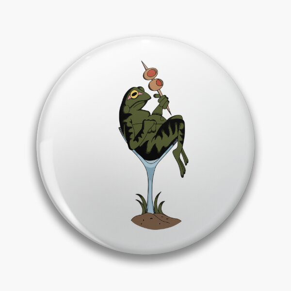 Item preview, Martini frog designed and sold by wfrucmcks24.