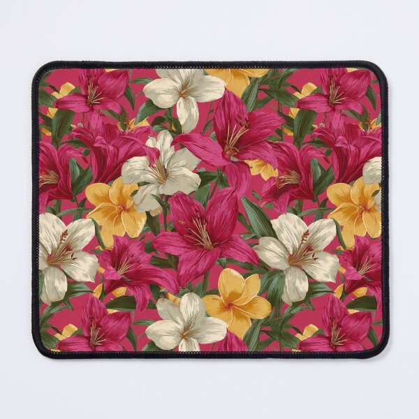 Item preview, Colorful Lilies Print - Botanical Garden Pattern - Secret Santa Gifts designed and sold by RoyalStarsPatts.