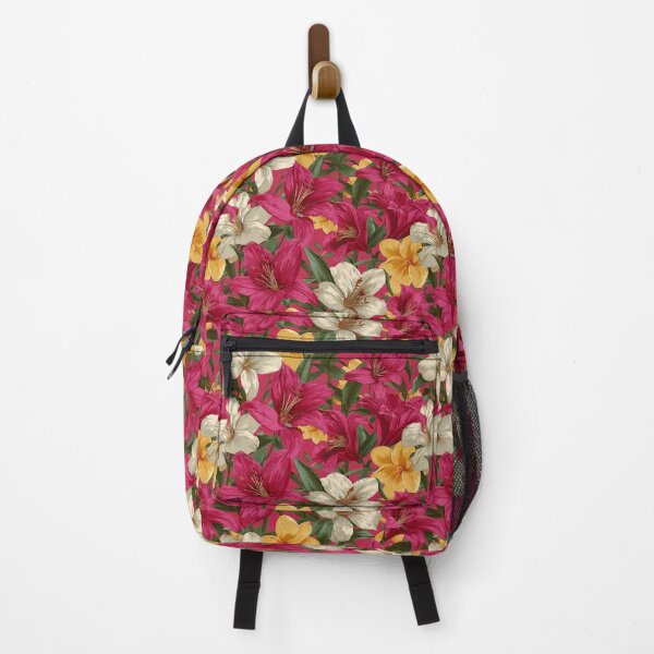 Item preview, Colorful Lilies Print - Botanical Garden Pattern - Secret Santa Gifts designed and sold by RoyalStarsPatts.