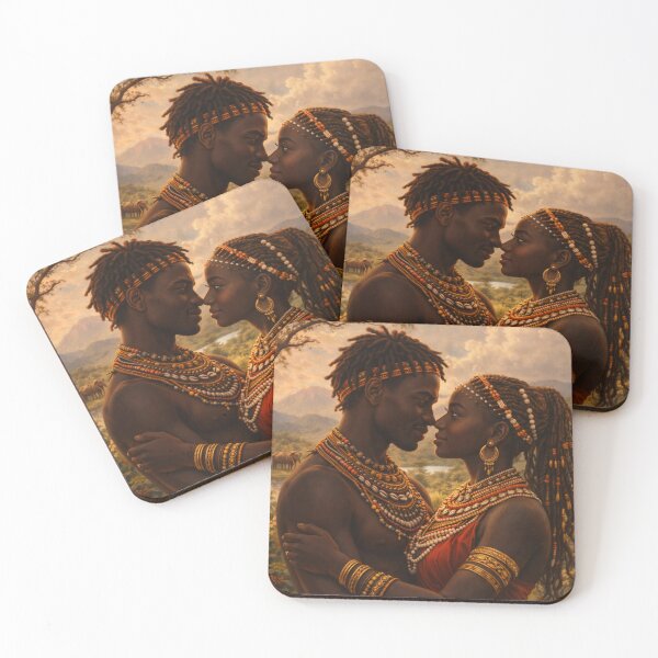 Item preview, Lovers Embrace - Wild African Savanna Love designed and sold by FriskyLemur.