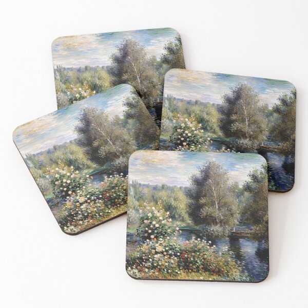 Item preview, A Corner of the Garden at Montgeron (3) A Serene Oasis designed and sold by artdesignsnow.