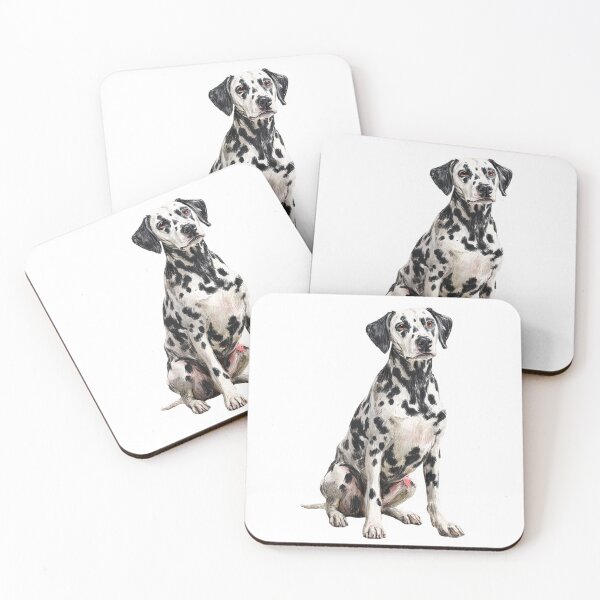 Item preview, Sitting Dalmatian Dog Illustration designed and sold by LawleyKingdom.