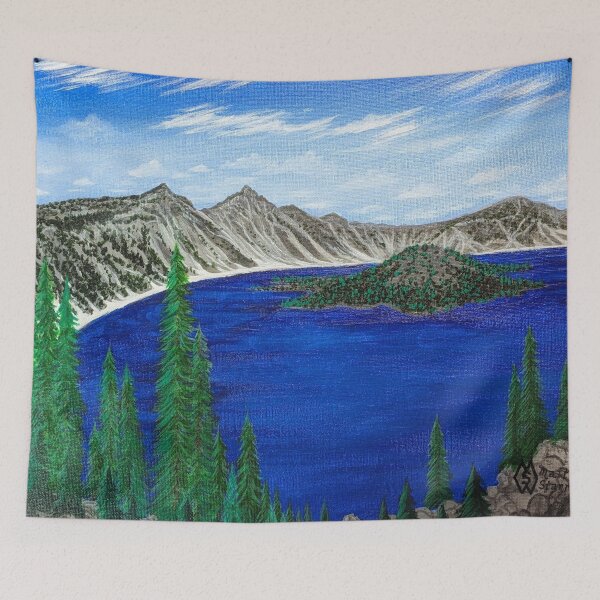 Item preview, Overlooking Crater Lake  designed and sold by Matt Starr Fine Art .
