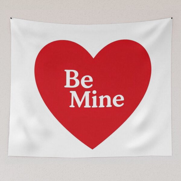 Item preview, Be Mine Valentine’s Day Sticker | Cute Romantic Love Quote for Couples designed and sold by goluz.