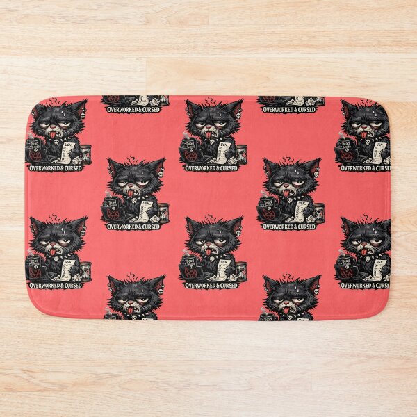 Item preview, Loth Cat – Overworked & Cursed Cat Illustration designed and sold by mariavictoriamz.