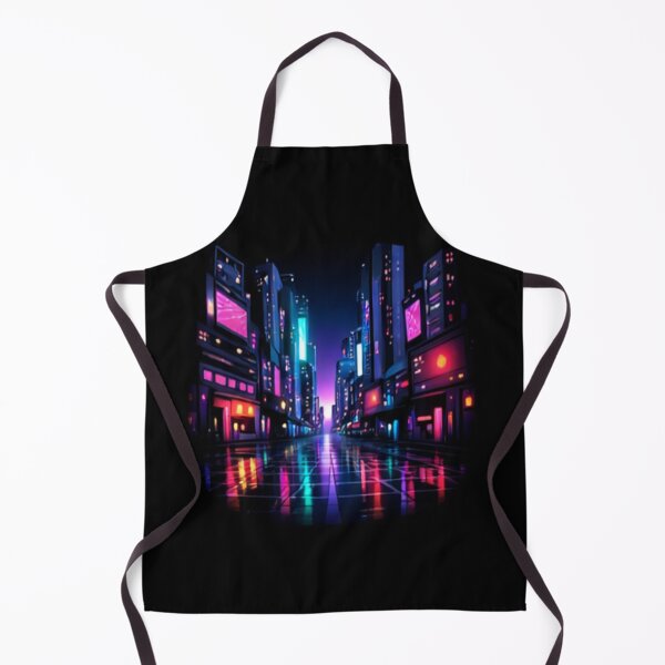 Item preview, Cyberpunk Neon City – Futuristic Night Cityscape designed and sold by matisweeb.