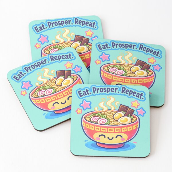 Item preview, Happy Noodles - Eat. Prosper. Repeat designed and sold by MissBandBruno.