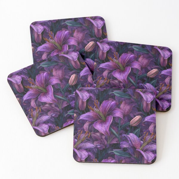 Item preview, Delicate Lilies  - Flower Garden Pattern  - Unique Gifts designed and sold by RoyalStarsPatts.