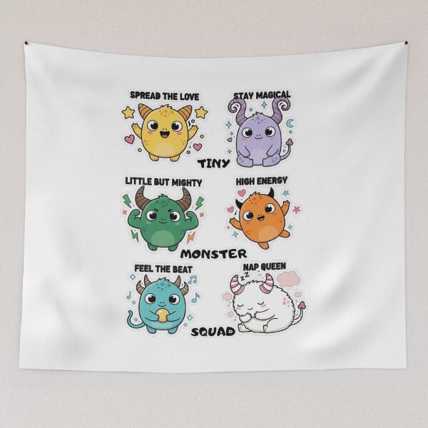 Item preview, Tiny Monster Squad - Personality Edition Sticker Pack designed and sold by Rafcioo.