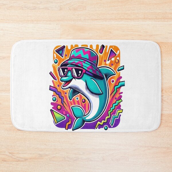 Item preview, Radical 90s Jazz Dolphin - Retro Solo Cup Pattern Aesthetic designed and sold by RetroRascalStudio.