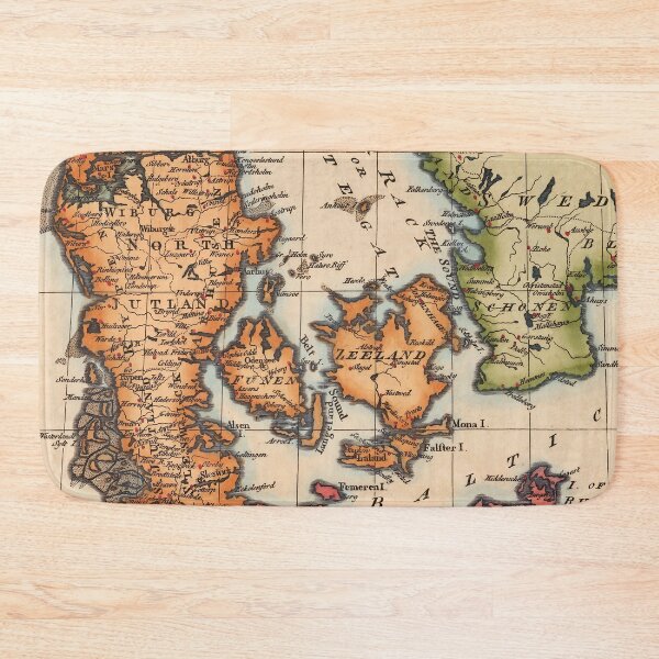 Item preview, Antique Scandinavia Regional Map designed and sold by athanasioungr.