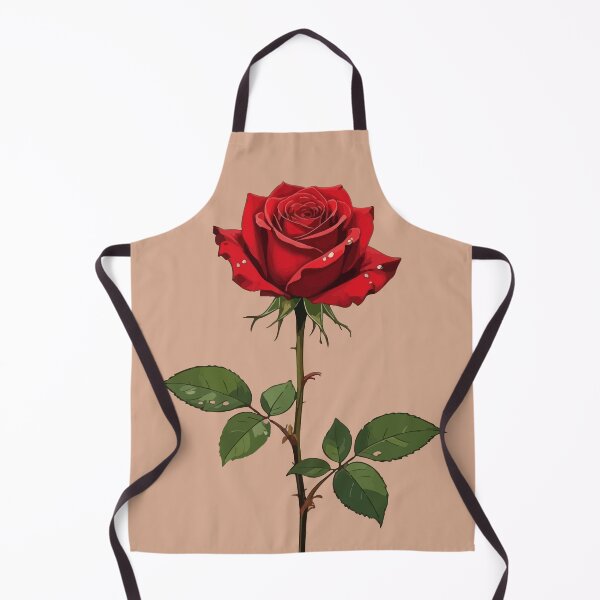 Item preview, A Single Red Rose With Morning Dew  designed and sold by taiche.