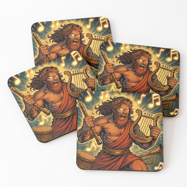 Item preview, God of music | Comics stylCartoone -  designed and sold by ComicsFactory.
