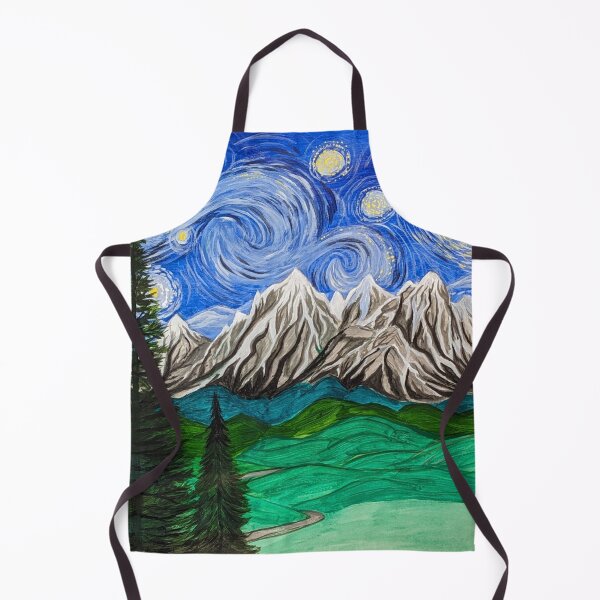 Item preview, At the Grand Teton Mountain Range on a Starry Night designed and sold by Matt Starr Fine Art .
