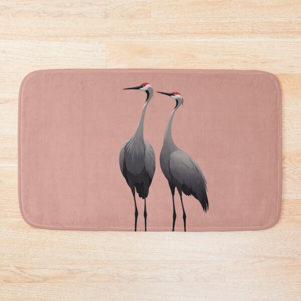 Item preview, Majestic Crane Couple Longevity and Peace Illustration Art designed and sold by CANDO ART STORE.