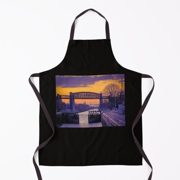 Item preview, Latchford Locks sunset on Manchester Ship Canal, Warrington, Cheshire designed and sold by Local gifts from HotpixUK .