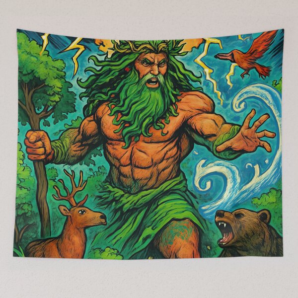 Item preview, God of nature | Comics stylCartoone -  designed and sold by ComicsFactory.