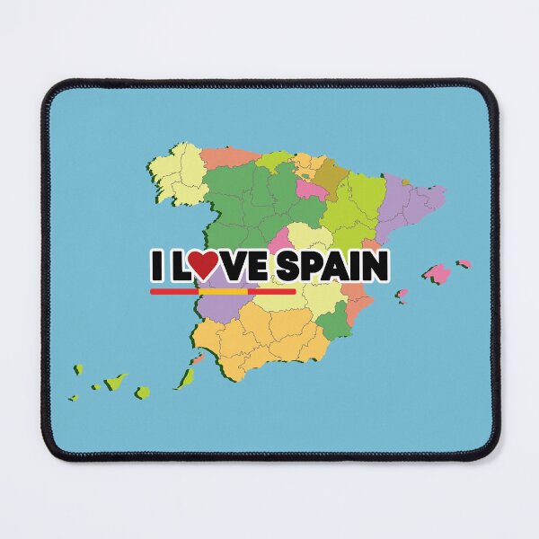 Item preview, Spain Map - I Love Spain designed and sold by alijun.
