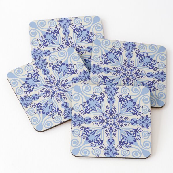 Item preview, Azure Petals Kaleidoscope designed and sold by zanaxxer.