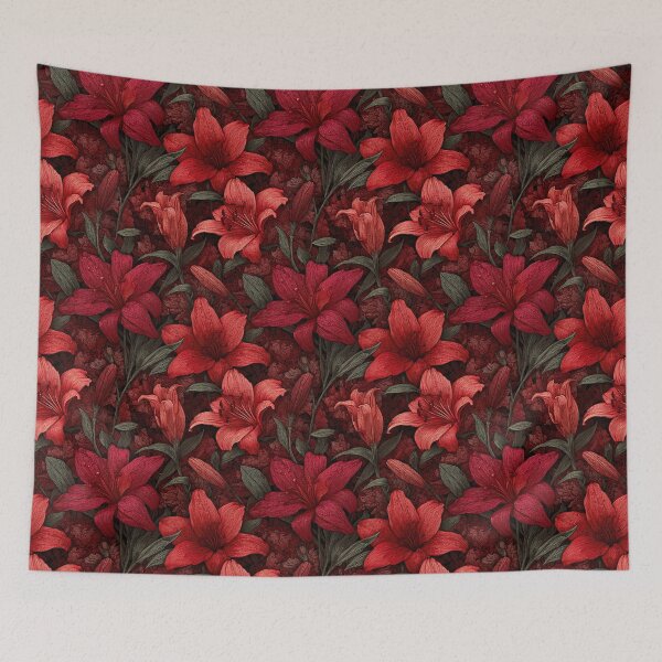 Item preview, Beautiful Lilies  - Birth Flower Pattern  - Valentine Gifts For Men designed and sold by RoyalStarsPatts.