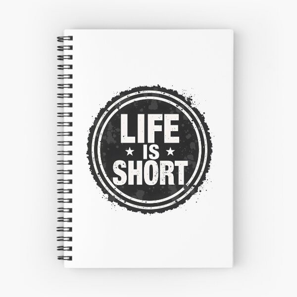Item preview, Life Is Short Bold Statement designed and sold by ThePixelAndPine.