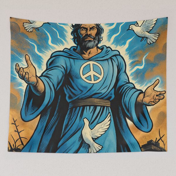 Item preview, God of peace | Comics stylCartoone -  designed and sold by ComicsFactory.