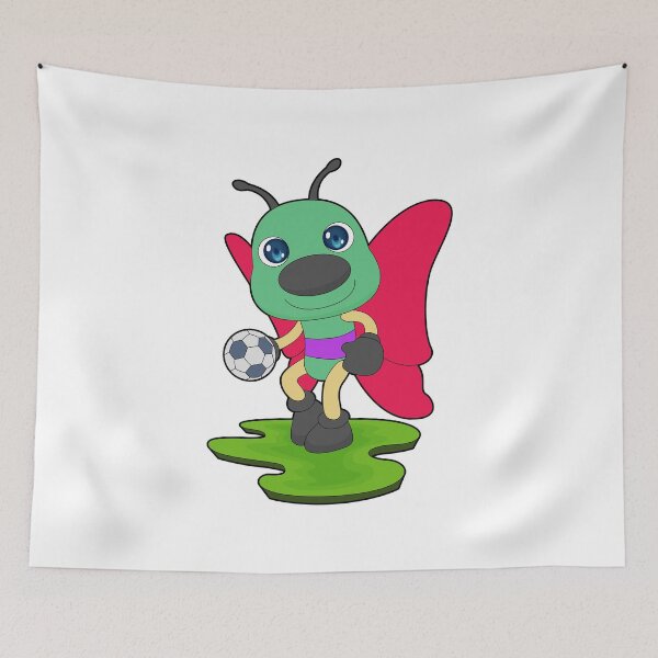 Item preview, Butterfly Handball player Handball Sports designed and sold by Snabdesign84.