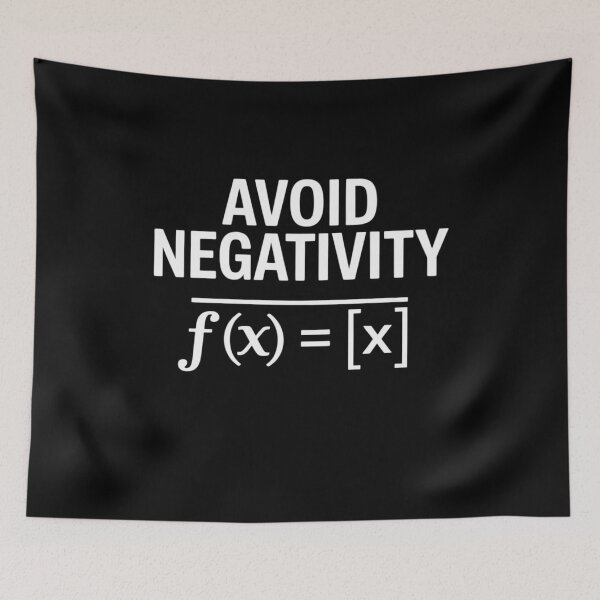 Item preview, Saying Avoid Negativity Math Equation Men Women Gag designed and sold by joyouartArt.