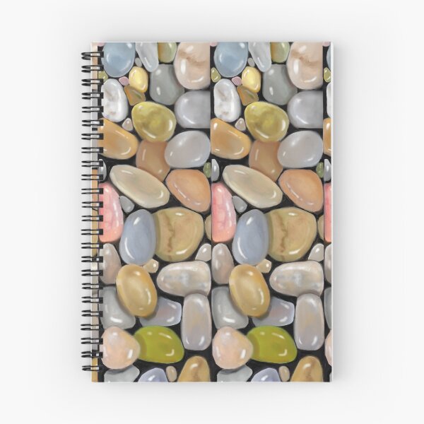 Item preview, River Rocks Stones Pebbles Pattern, Digital Drawing designed and sold by JoyfulWhimsy.