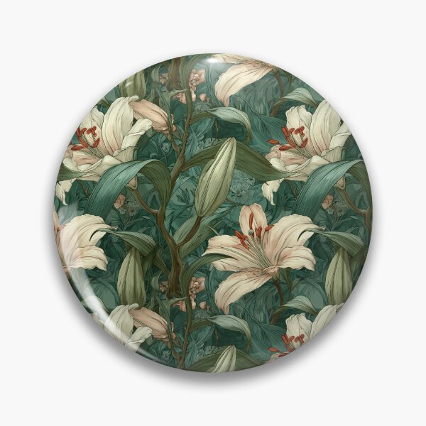 Item preview, Graceful Lilies Texture - Flower Floral Pattern  - Valentine Gifts For Girlfriend designed and sold by RoyalStarsPatts.