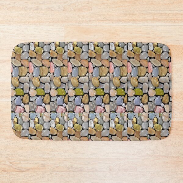 Item preview, River Rocks Stones Pebbles Pattern, Digital Drawing designed and sold by JoyfulWhimsy.