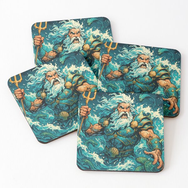 Item preview, God of sea | Comics stylCartoone -  designed and sold by ComicsFactory.