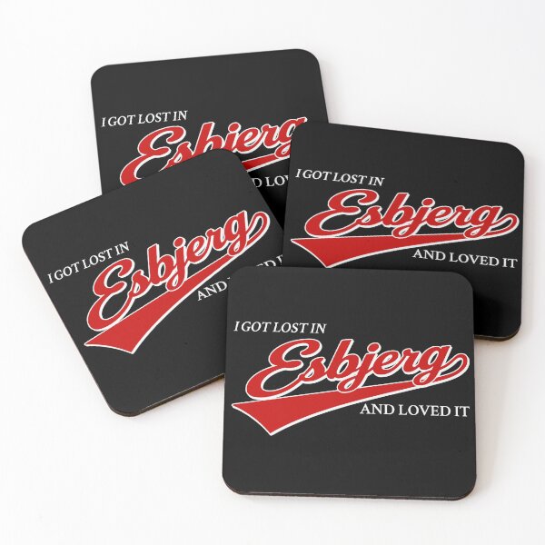 Item preview, I Got Lost in Esbjerg - Travel Denmark City Typography Design designed and sold by Place-Heritages.