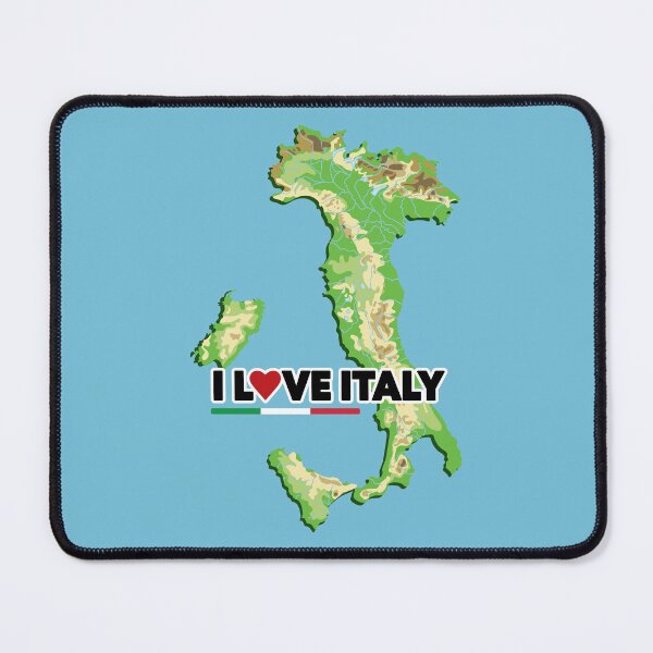 Item preview, Italy Map - I Love Italy designed and sold by alijun.