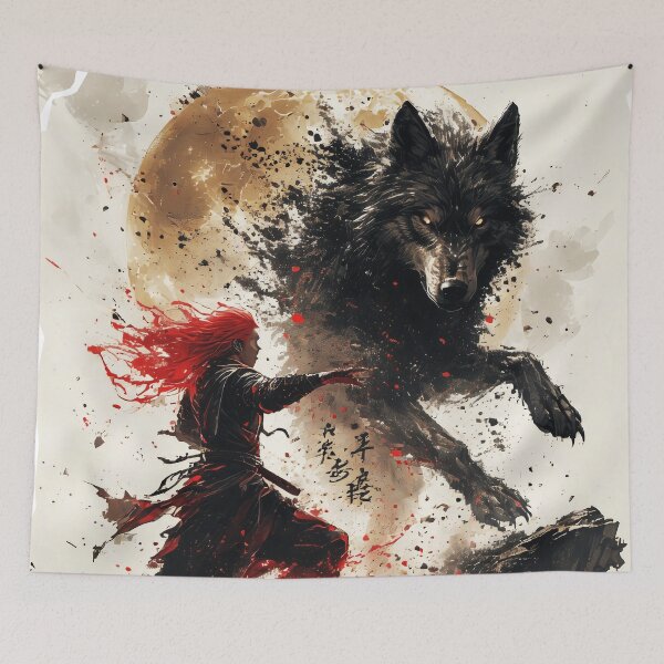 Item preview, wolf master moon designed and sold by aliraweb.