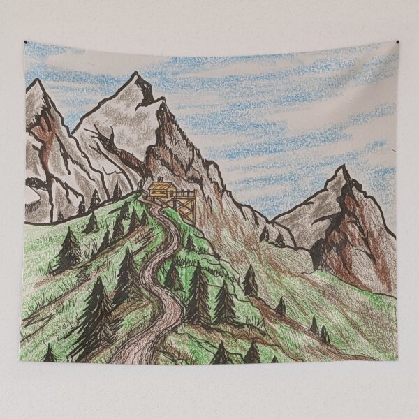 Item preview, Cabin in the mountains  designed and sold by Matt Starr Fine Art .