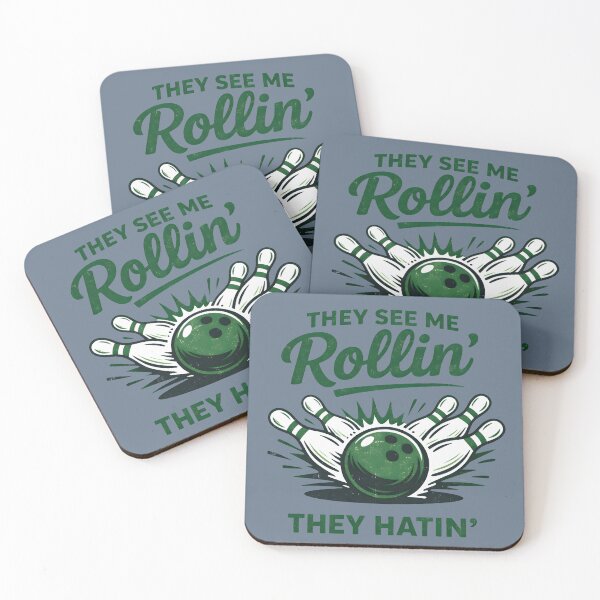 Item preview, Bowling They See Me Rolling They Hating Funny designed and sold by HowToCanadian.