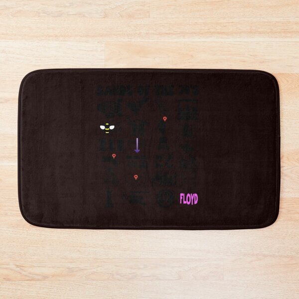Item preview, 6 Funny Nerdy Iconic Rock Bands Of The 70S Black Text designed and sold by jeflailey.