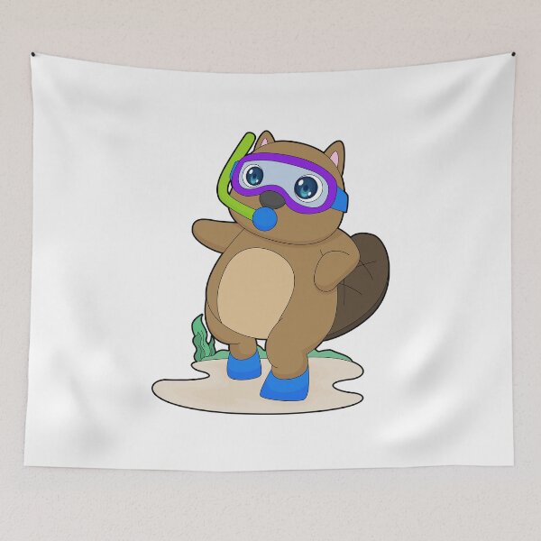 Item preview, Beaver Diver Snorkel Diving designed and sold by Snabdesign84.