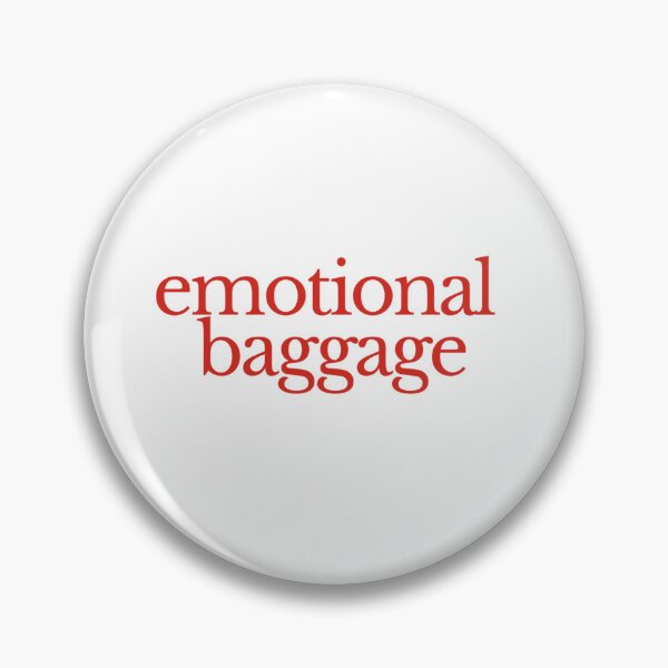 Item preview, Emotional Baggage | Relatable Self Aware Humor Quote designed and sold by boldstuffshop.