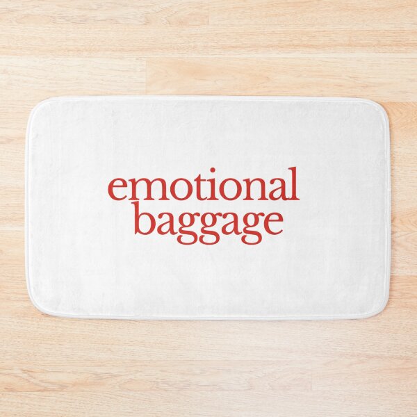 Item preview, Emotional Baggage | Relatable Self Aware Humor Quote designed and sold by boldstuffshop.