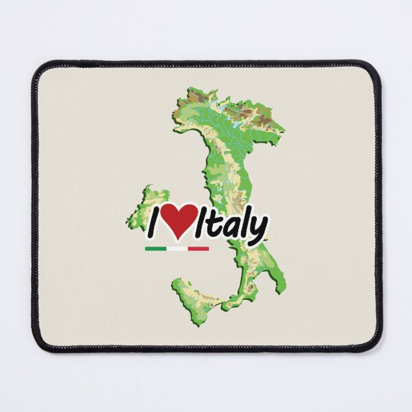 Item preview, Italy Map - I Love Italy designed and sold by alijun.