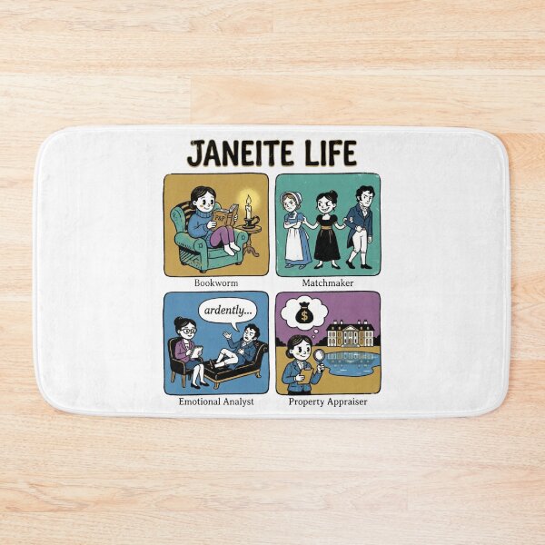 Item preview, Janeite Life Funny Literary Comic Four Panel Design designed and sold by Fenay Designs.