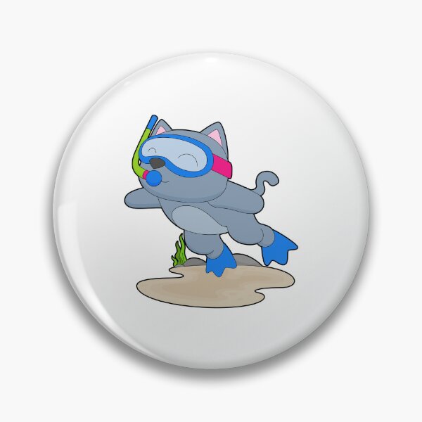 Item preview, Cat Diver Snorkel Diving designed and sold by Snabdesign84.