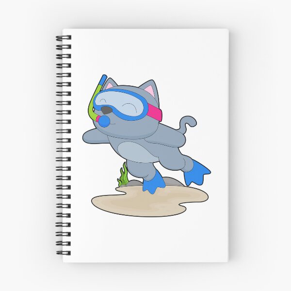 Item preview, Cat Diver Snorkel Diving designed and sold by Snabdesign84.