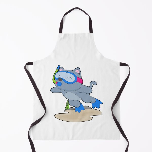 Item preview, Cat Diver Snorkel Diving designed and sold by Snabdesign84.