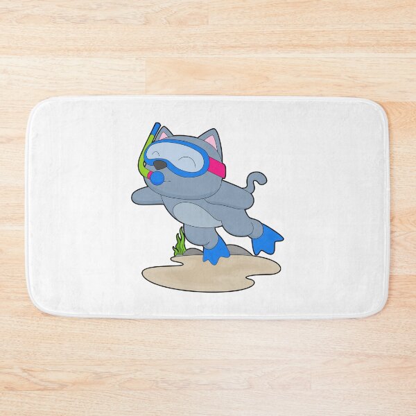 Item preview, Cat Diver Snorkel Diving designed and sold by Snabdesign84.