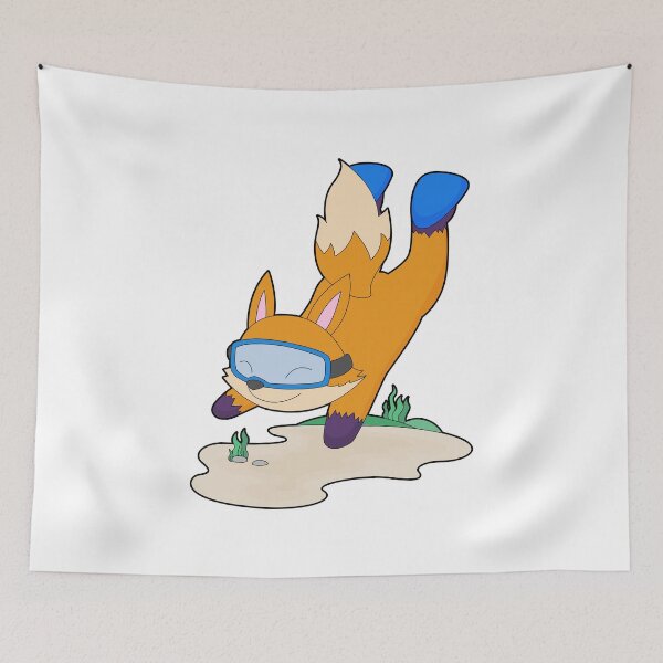 Item preview, Fox Diver Swimming goggles Diving designed and sold by Snabdesign84.