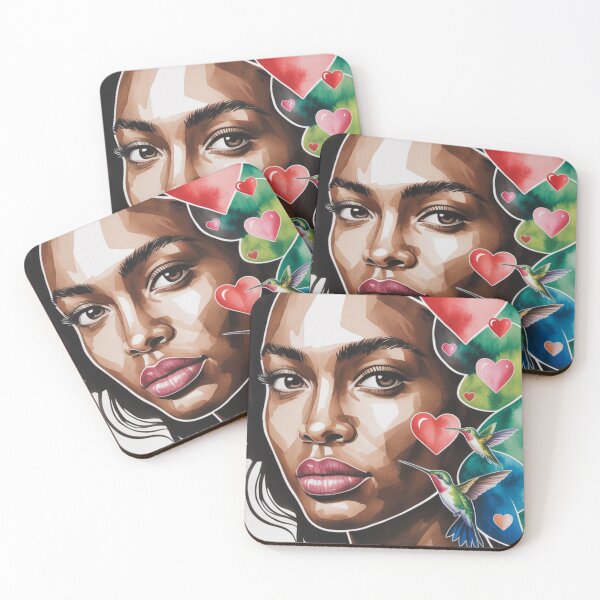 Item preview, Rosa Love - Hummingbird Harmony and Hearts  designed and sold by CanvasCarousel.